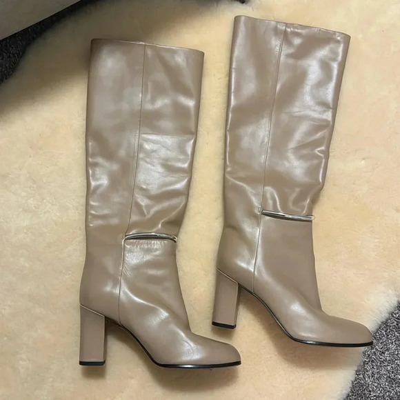 Via Spiga Shaw leather knee high boots - Picture 2 of 4